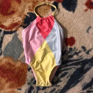 Color Block Baby Girl Swimsuit!